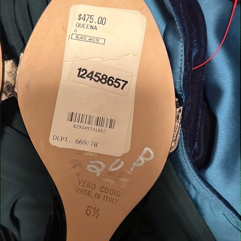 NWT Aquatalia wedge sandals sz 6.5 - Picture 5 of 8